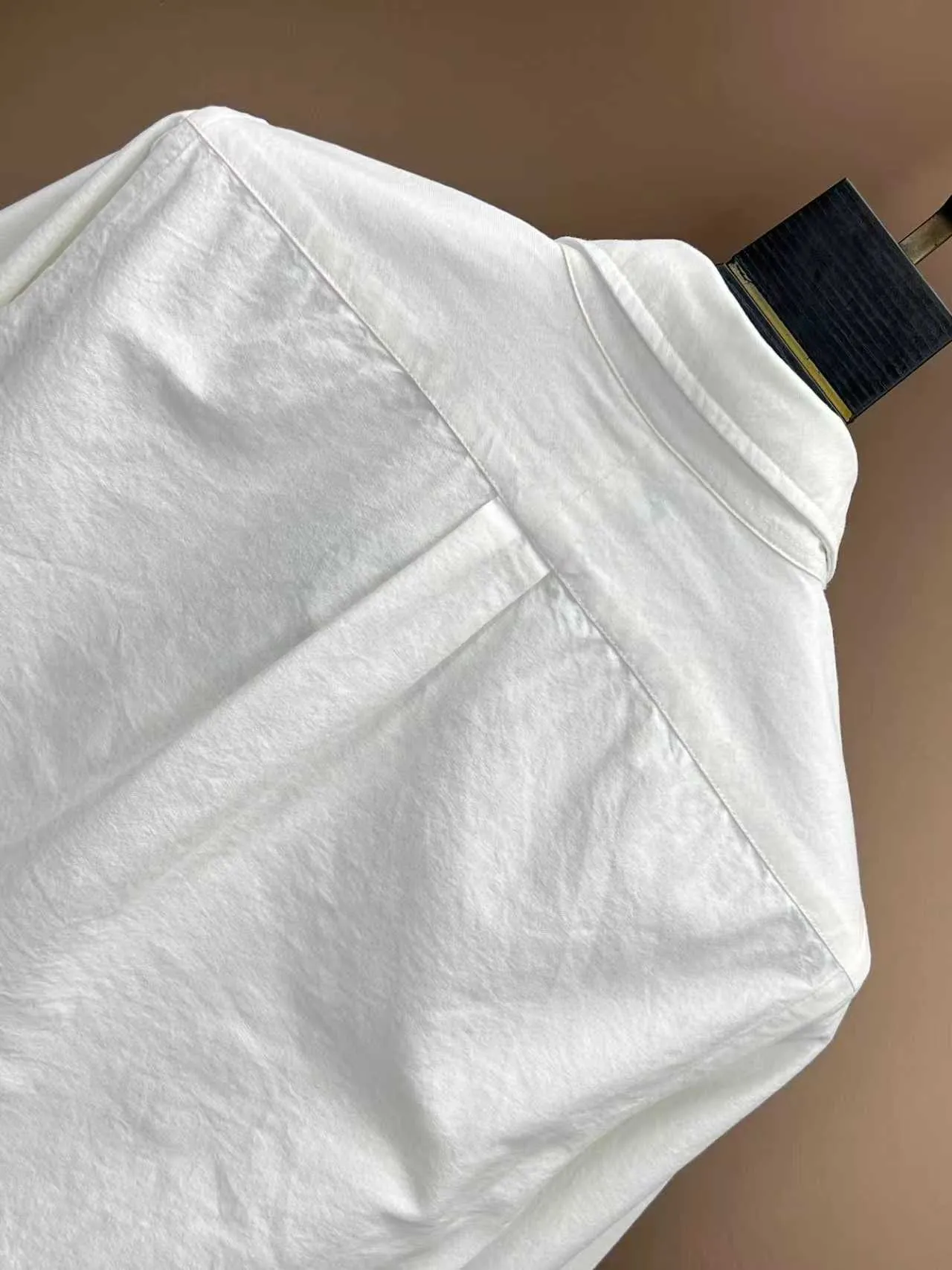 P360 Polo 25ss new solid color logo embroidered buttoned long-sleeved shirt men's high version code number: XS.S.M.L.XL.